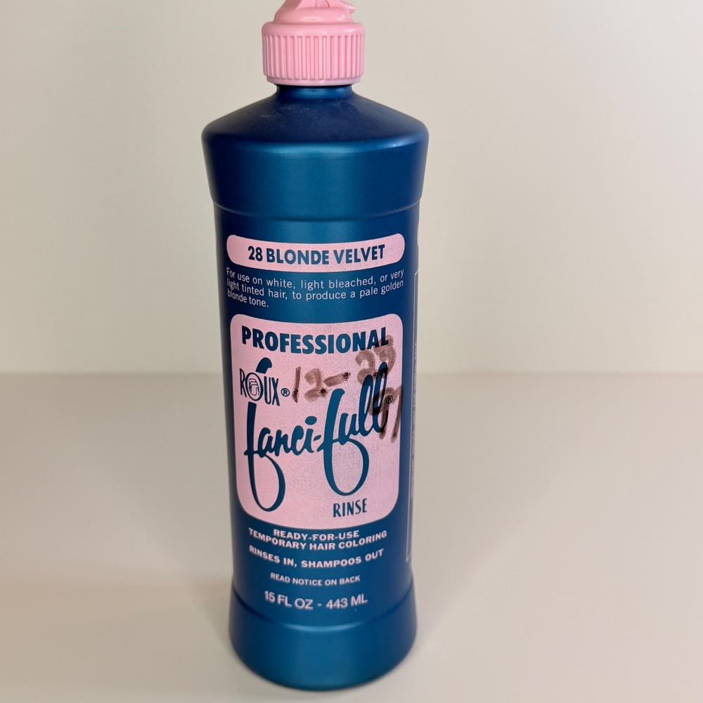 Roux Fanci-Full Rinse 28 Blonde Velvet Temporary Hair Color 15 fl oz Pale Golden